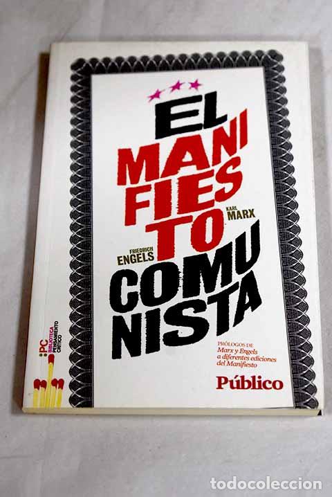 Libros: El manifiesto comunista.- Marx, Karl
