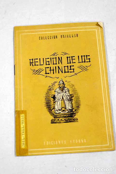 books: Religi&oacute;n de los chinos.- T&eacute;llez, Jos&eacute;