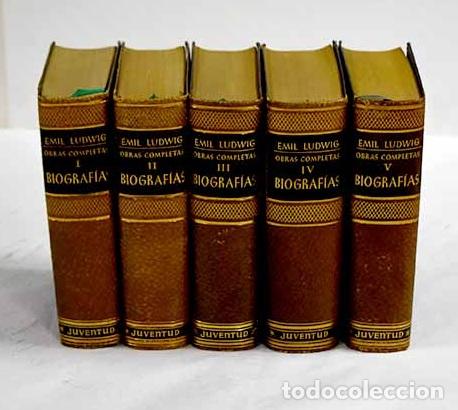 Libros: Obras completas: biograf&iacute;as.- Ludwig, Emil - Foto 1
