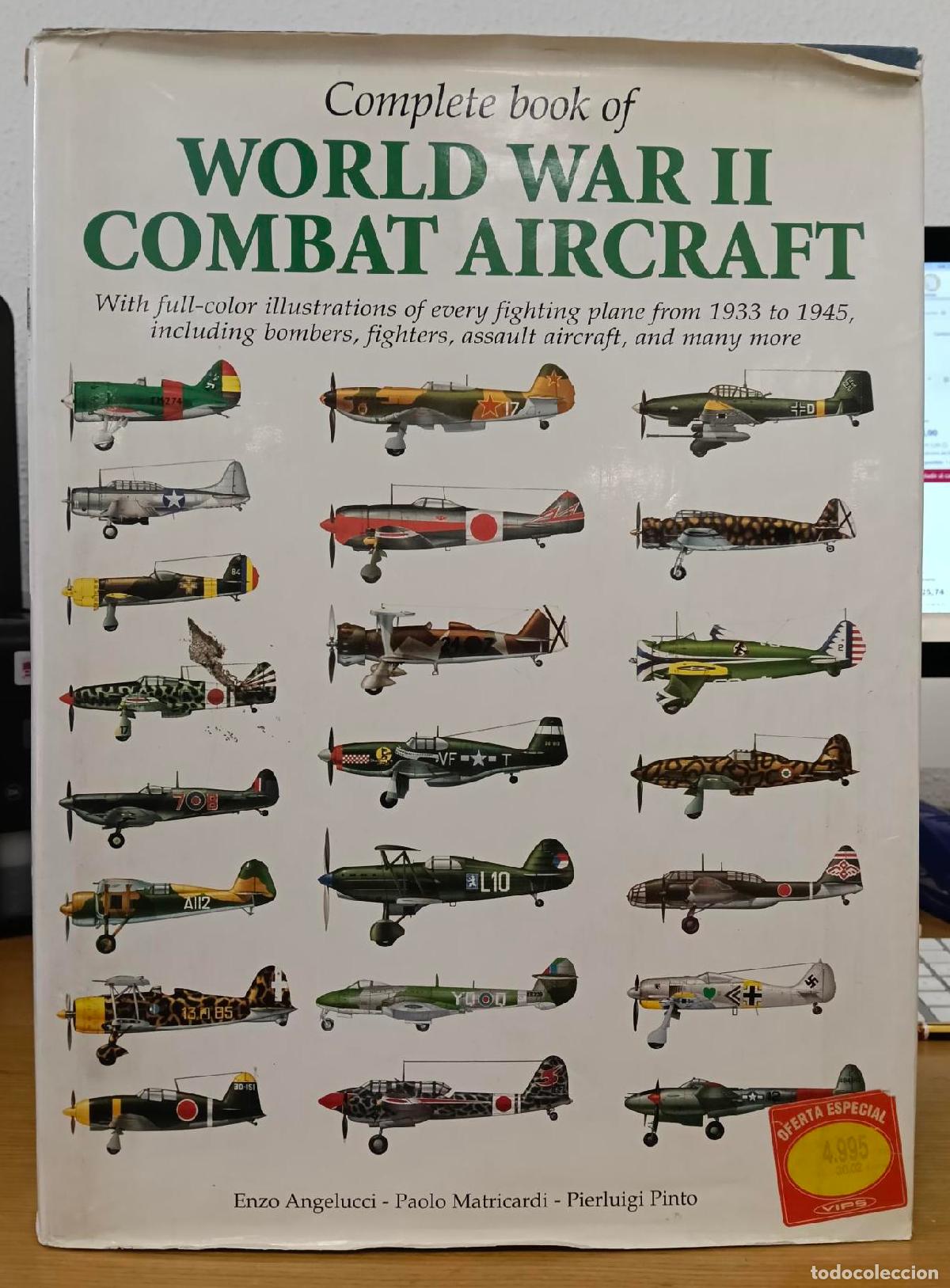 Livres: Complete book of world war II combat aircraft - NO CONSTA AUTOR
