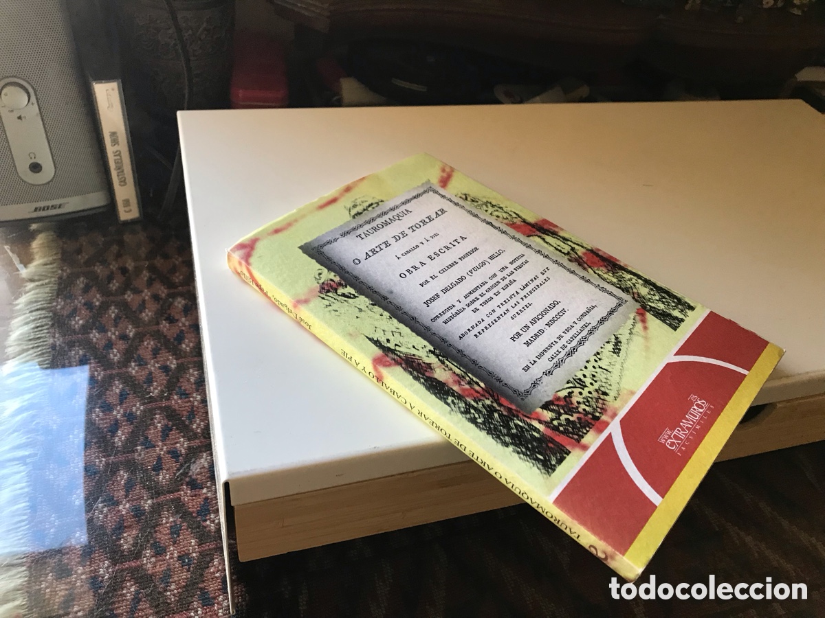 Libros: Tauromaquia o arte de torear a caballo y a pie. Josef Delgado Hillo
