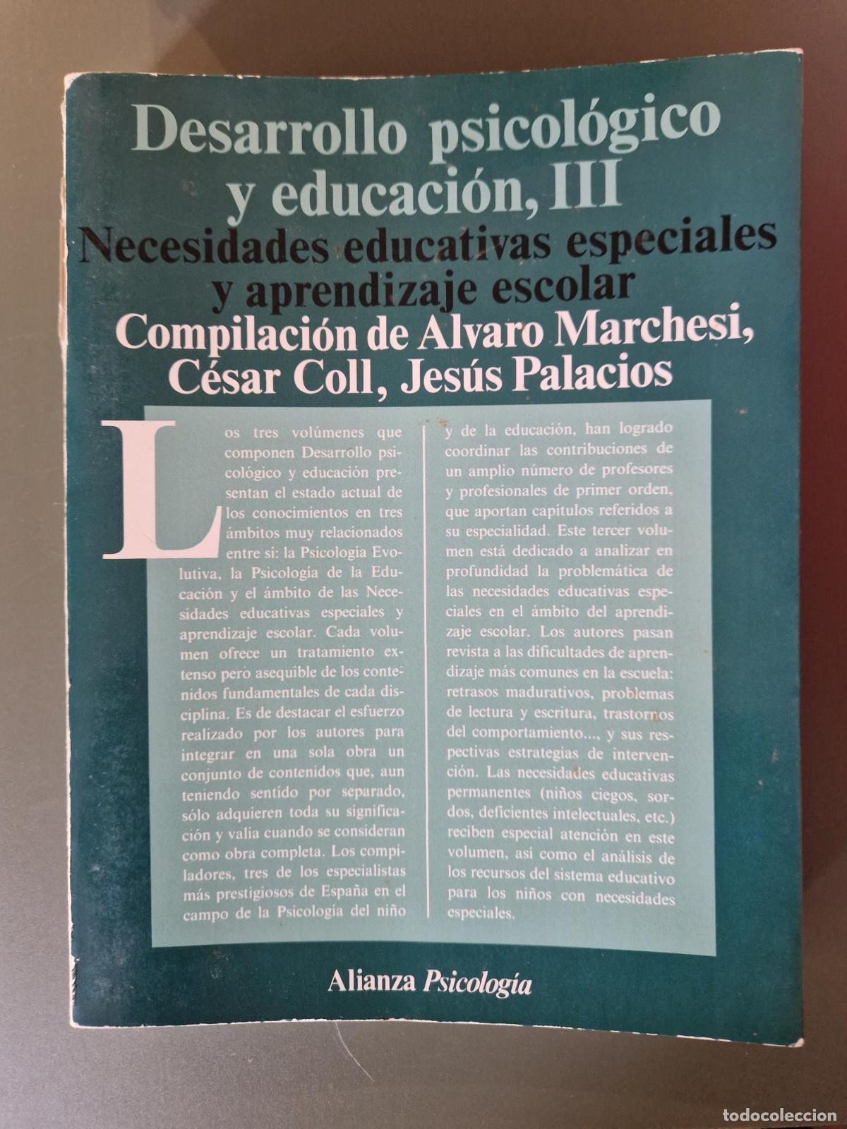 B&uuml;cher: Necesidades educativas especiales y aprendizaje escolar. Desarrollo psicol&oacute;gico y educaci&oacute;n III - Je
