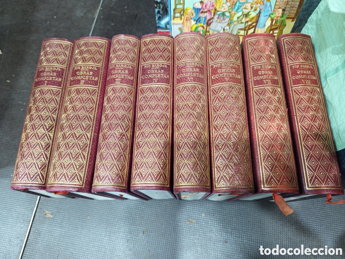 Libros: P&iacute;o Baroja obras completas 8 tomos editorial biblioteca Nueva Madrid a&ntilde;o 1946