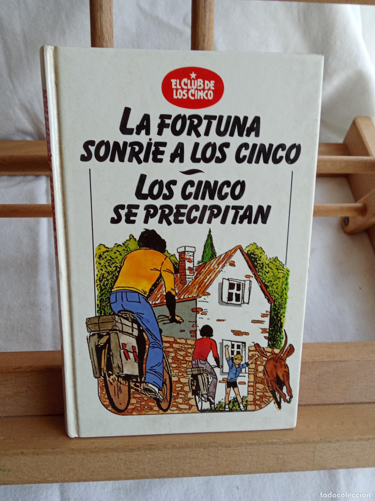 Livres: La fortuna sonr&iacute;e a los cinco - Los cinco se precipita. Enid Blyton L.6611-1309