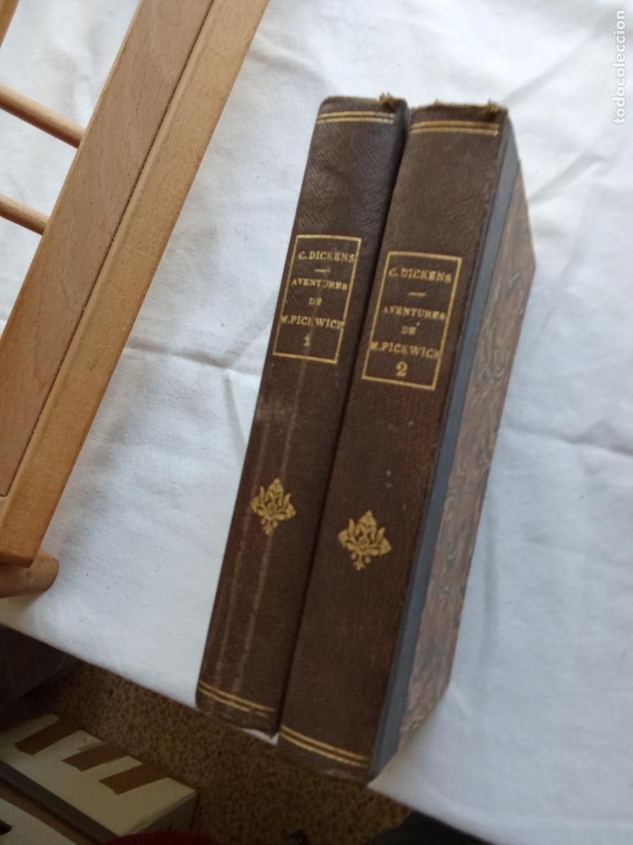 Libros: Aventures de monsieur Pickwick (Dos tomos). Charles Dickens L.6611-1320 franc&eacute;s