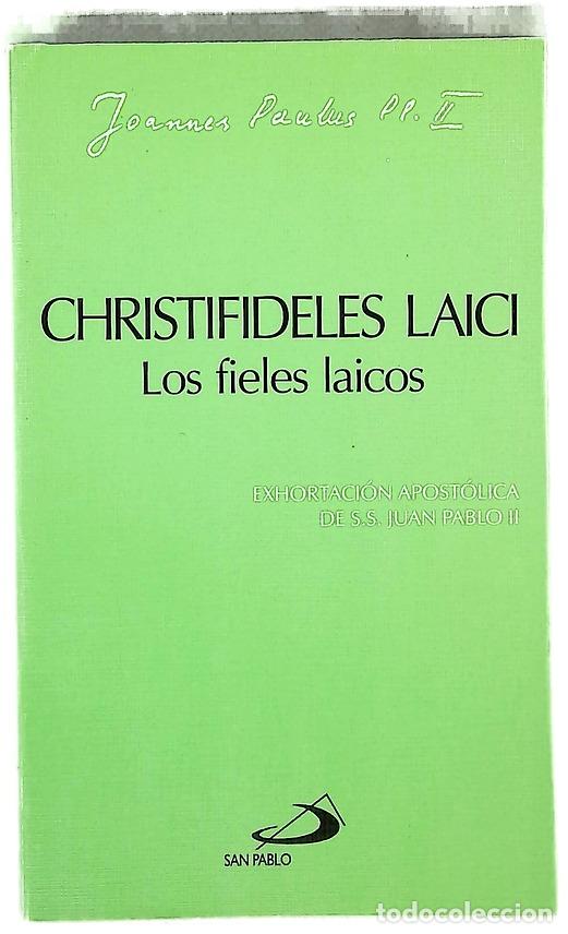 Libros: Christifideles laici Los fieles laicos