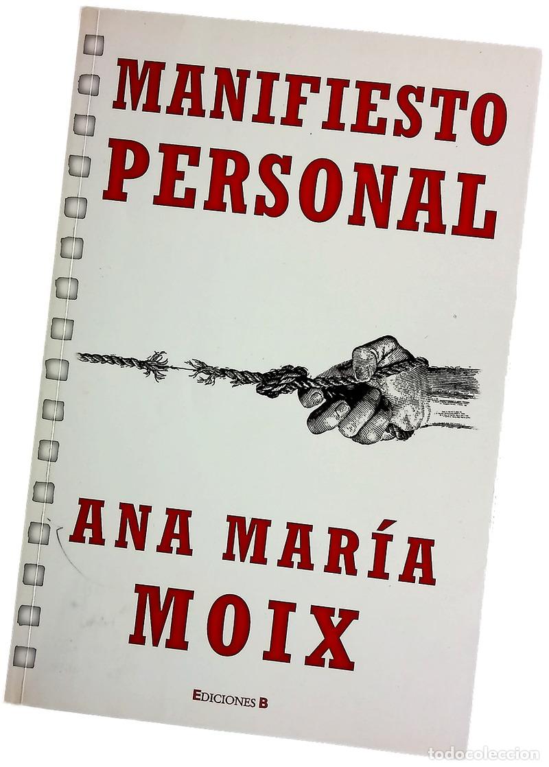 books: Manifiesto personal - Moix, Ana Mar&iacute;a