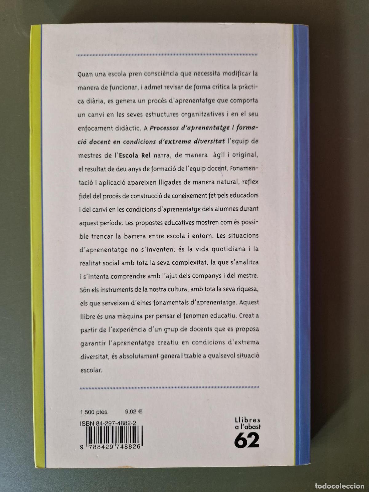 Libros: Processos daprenentatge i formaci&oacute; docent (Descatalogat) - Diversos - Foto 3