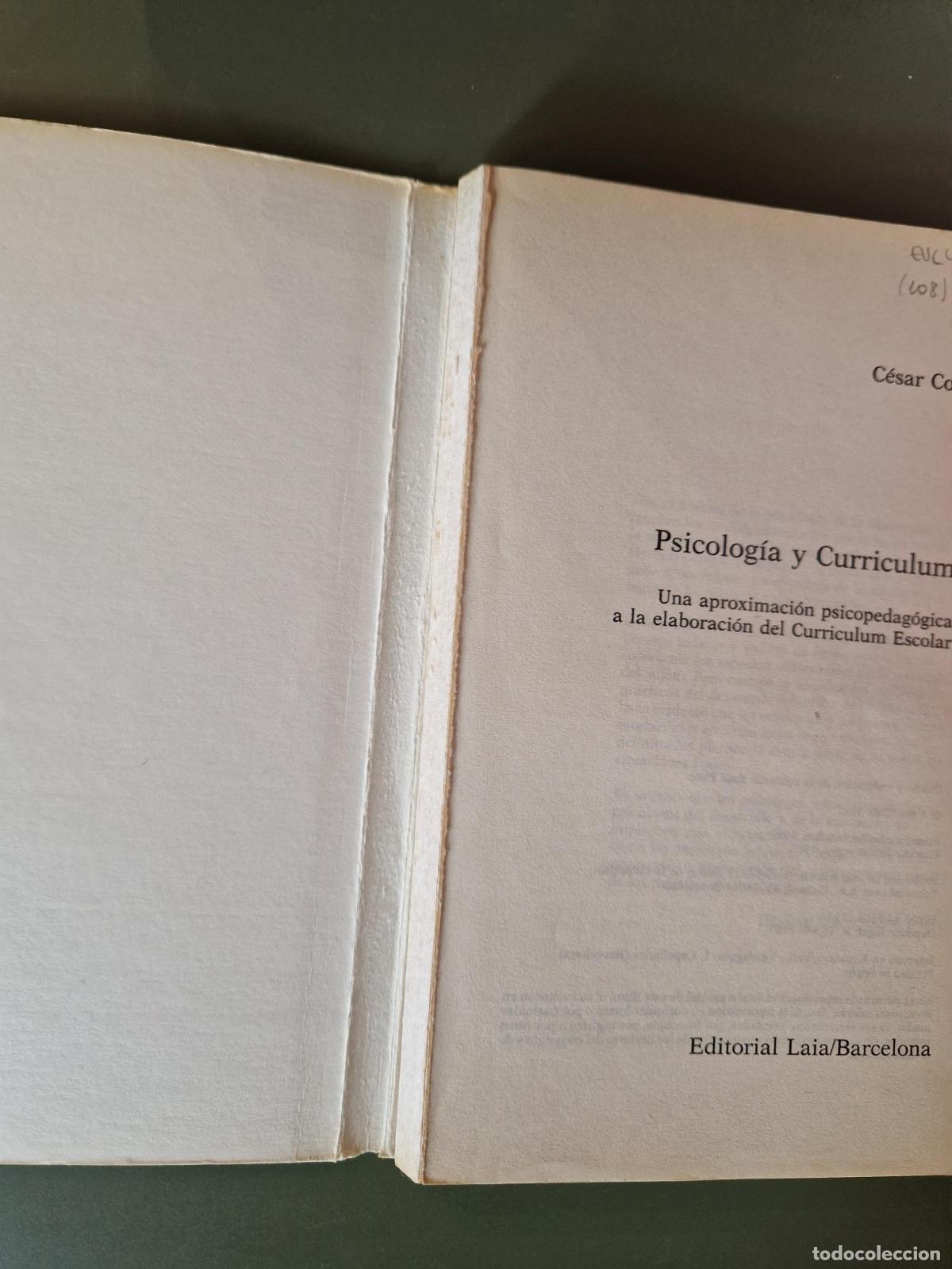 Libros: Psicolog&iacute;a y curr&iacute;culum - C&eacute;sar Coll - Foto 4