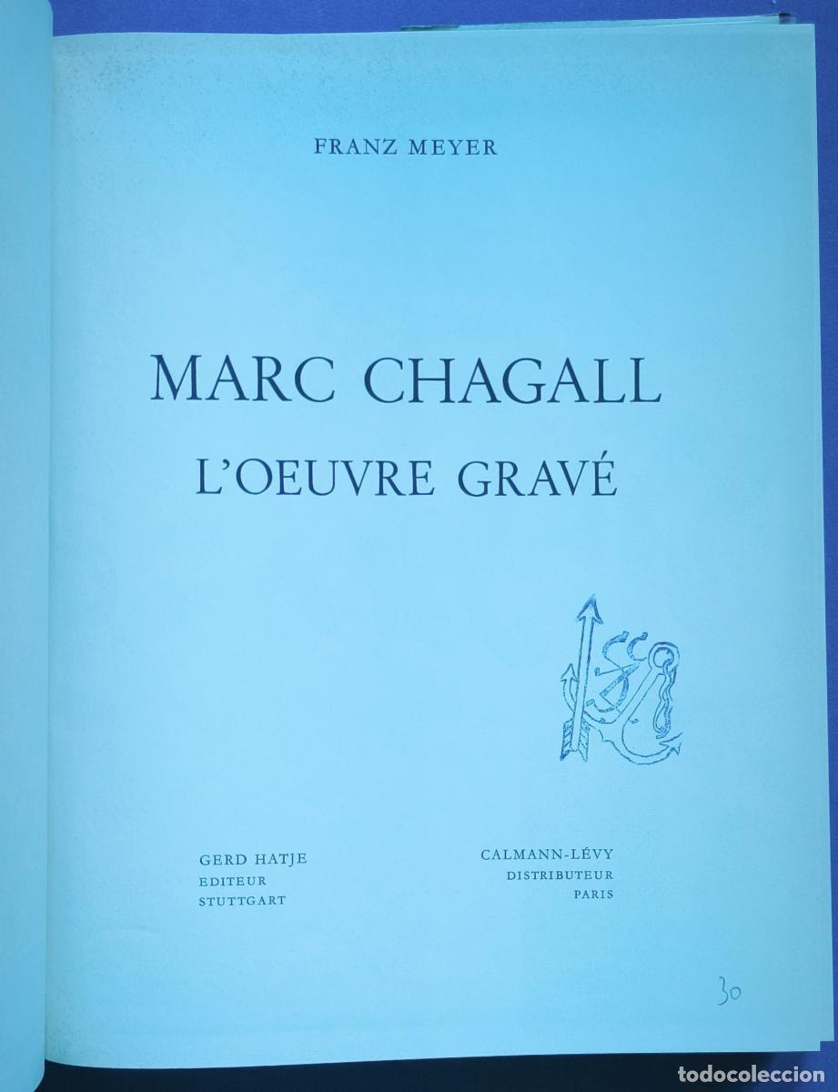 Libros: Marc Chagall: LOeuvre Grav&eacute; - Franz Meyer - Foto 3