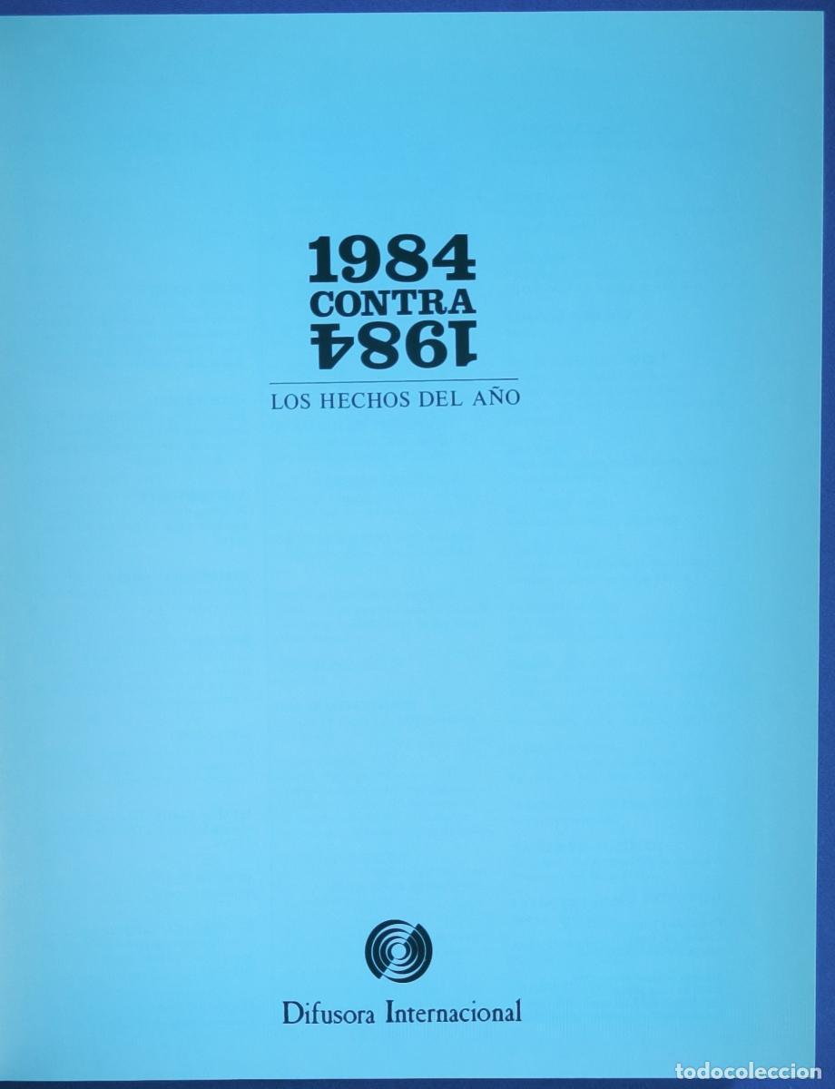 Libros: 1984 contra 1984: Los hechos del a&ntilde;o - vv.aa - Foto 3