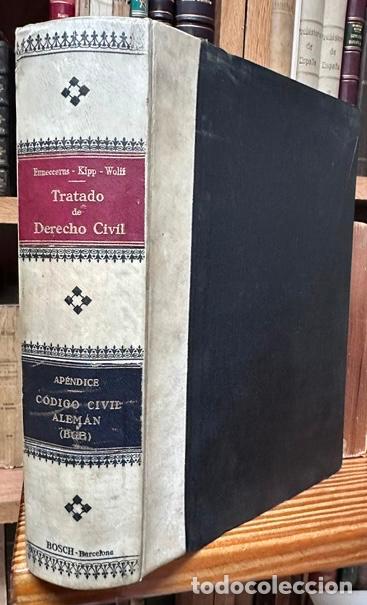 Livres: TRATADO DE DERECHO CIVIL. CODIGO CIVIL ALEMAN (BGB). Traducci&oacute;n directa del alem&aacute;n al castellan... -