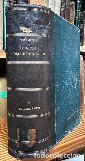 Libri di seconda mano: DIRITTO DELLE PANDETTE. Prima traduzione italiana dagli avvocati Prof. Carlo Fadda e Paolo Emil... -
