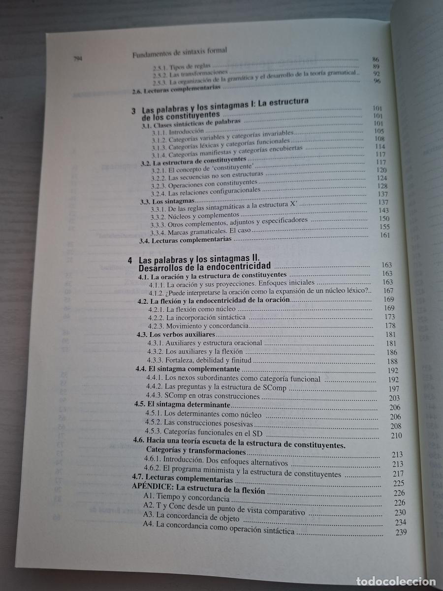 Libros: Fundamentos de sintaxis formal - Bosque, Ignacio; Guti&eacute;rrez-Rexach, Javier - Foto 5