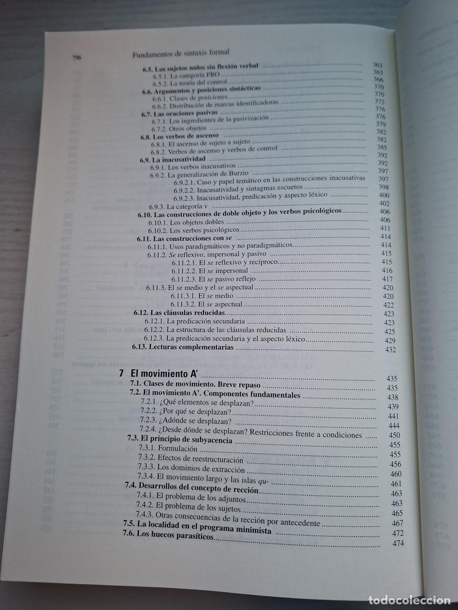 Libros: Fundamentos de sintaxis formal - Bosque, Ignacio; Guti&eacute;rrez-Rexach, Javier - Foto 7