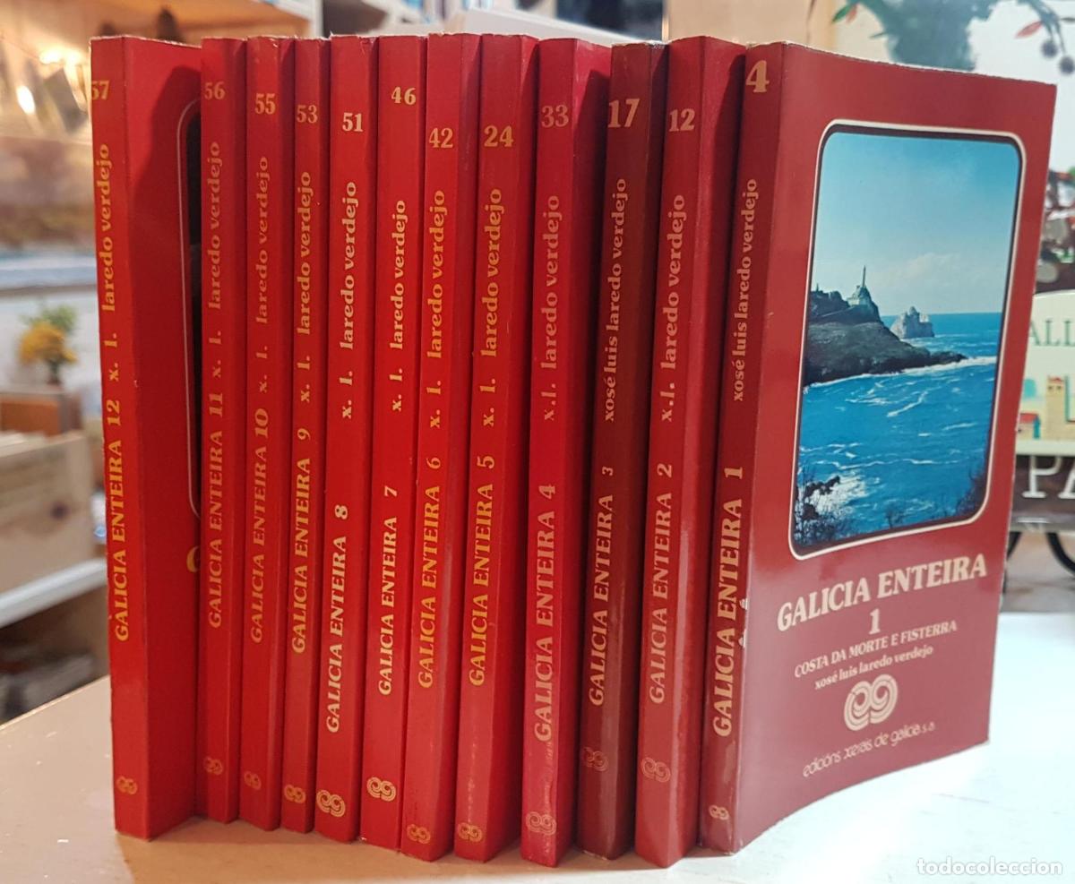 Libros: GALICIA ENTEIRA .12 Tomos - XOS&Eacute; LUIS LAREDO VERDEJO