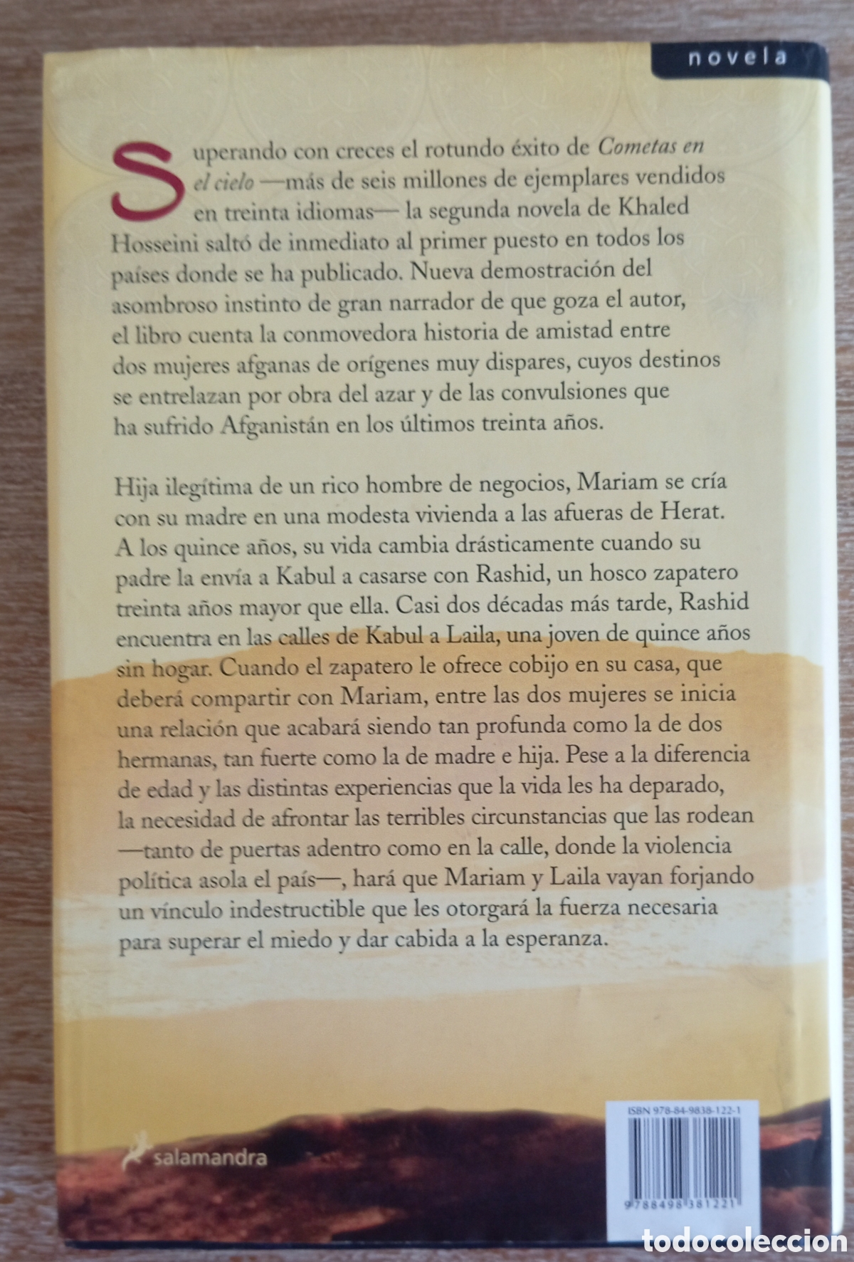 Libros: MIL SOLES ESPLENDIDOS - KHALED HOSSEINI - Foto 2