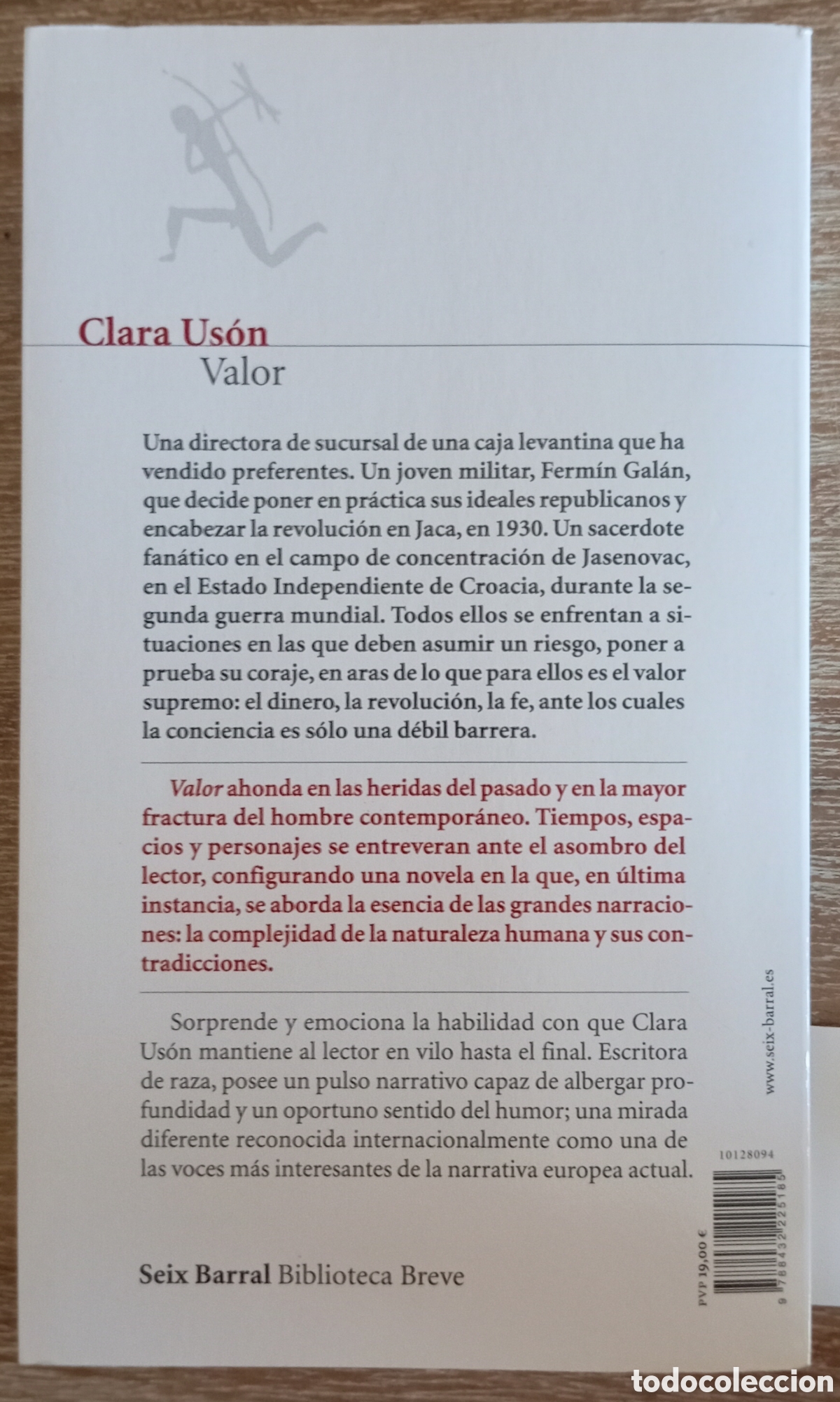 Libros: VALOR - CLARA USON - SEIX BARRAL - Foto 2