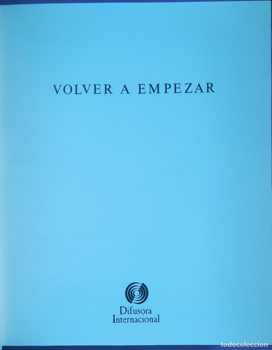Libros: Volver a empezar 1983 - - Foto 3