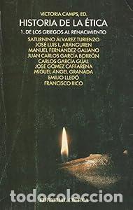 Libros: Historia de la &eacute;tica, 1-De los griegos al renacimiento. - VV.AA.