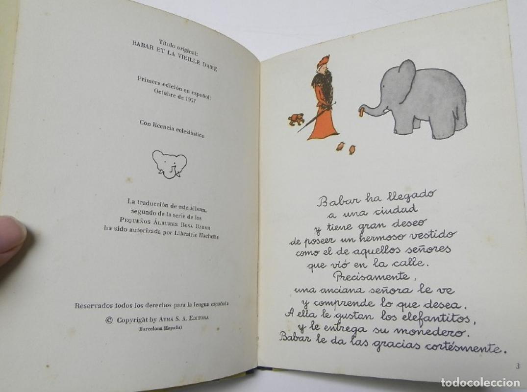 Libros: Babar y la anciana se&ntilde;ora - Jean De Brunhoff - Foto 3