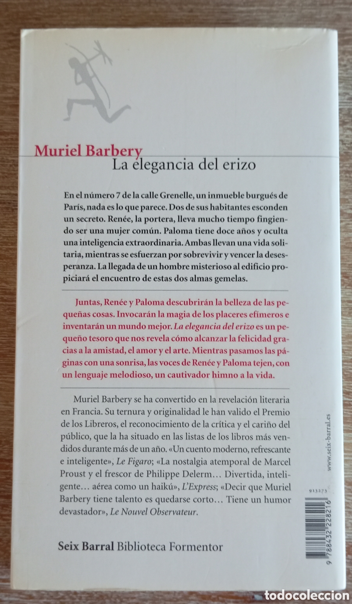 Libros: LA ELEGANCIA DEL ERIZO - MURIEL BARBERY - Foto 2