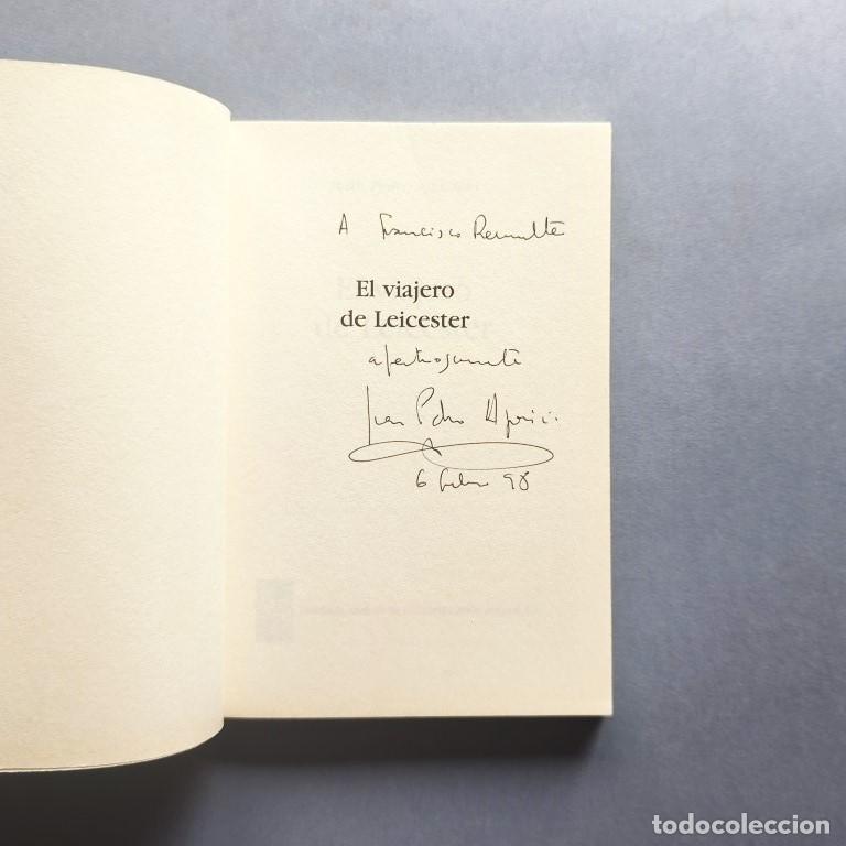 Libros: El Viajero de Leicester. (Ejemplar dedicado). - Casals, Pedro.