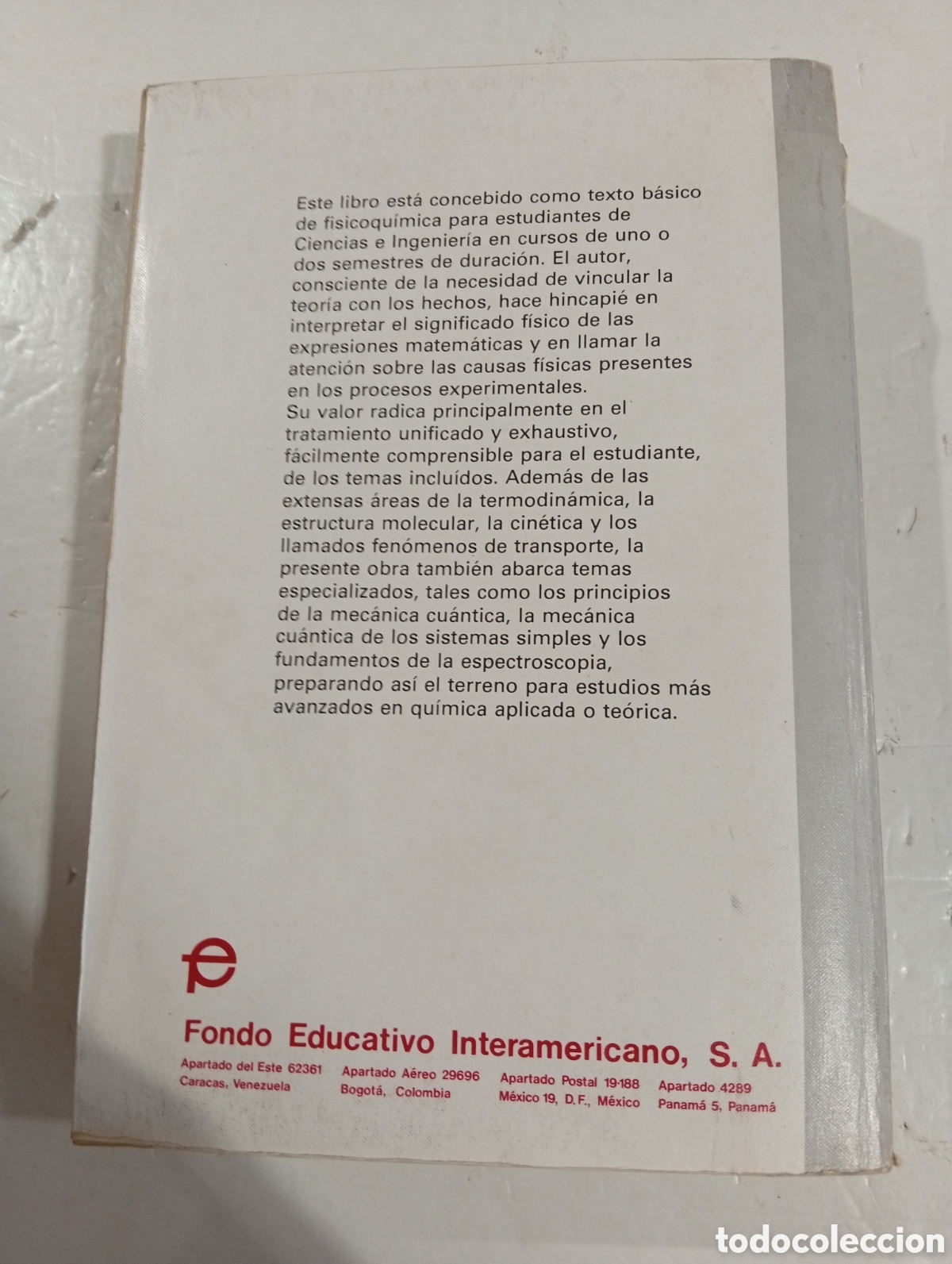 Libros: Fisicoqu&iacute;mica Gilbert W. Castellan - Foto 2