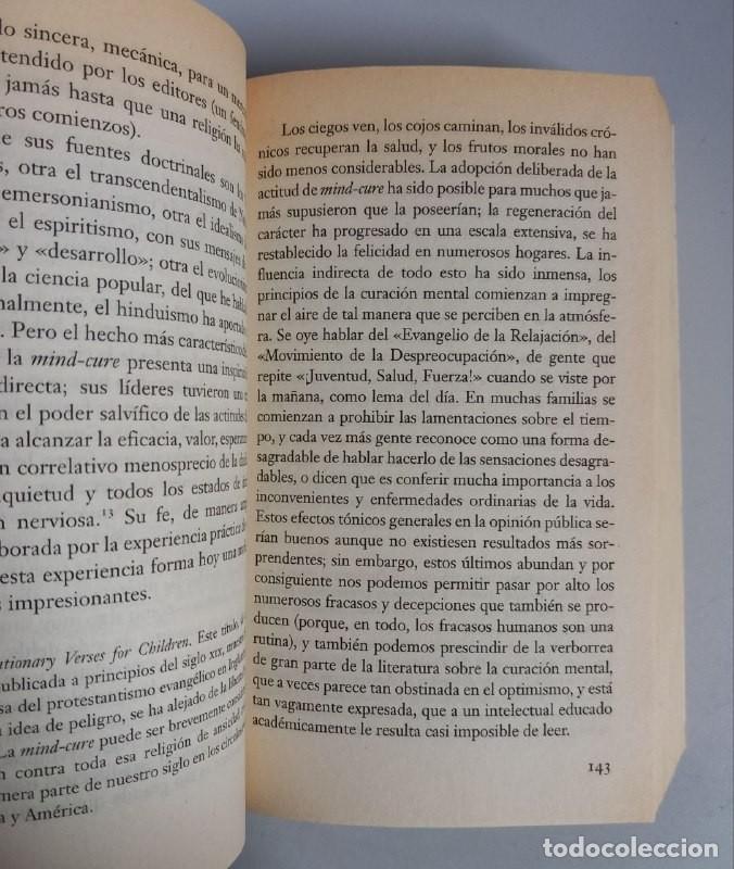 Libros: Las variedades de la experiencia religiosa. - JAMES, William: - Foto 3