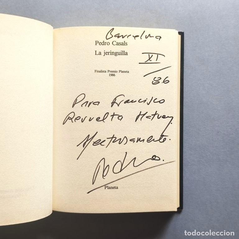 Libros: La Jerenguilla. Salinas investiga en el mundo de la droga. (Ejemplar dedicado). - Casals, Pedro.
