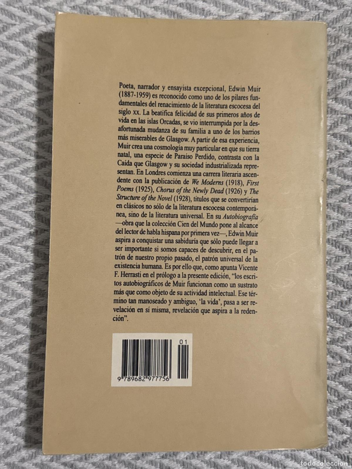 Libros: Autobiograf&iacute;a. Edwin Muir - Edwin Muir - Foto 3