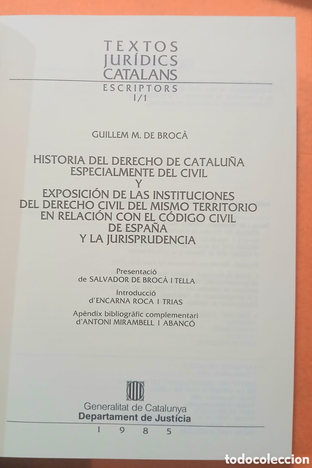 Libros: Historia del derecho de Catalu&ntilde;a - Foto 2