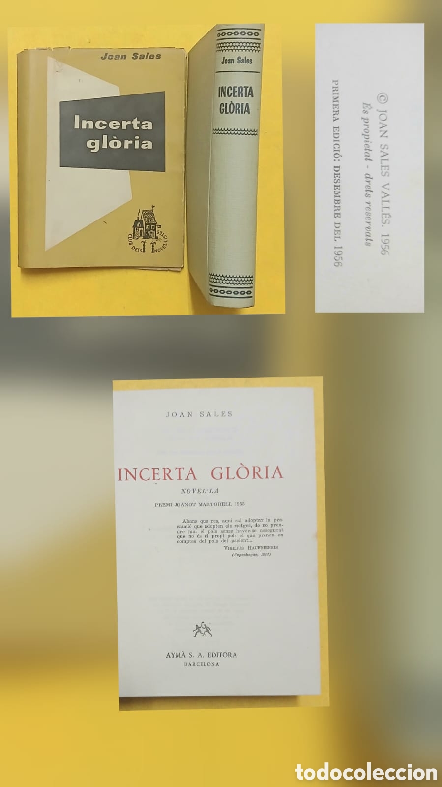Libros: Incerta Gl&ograve;ria, Joan Sales - Foto 2
