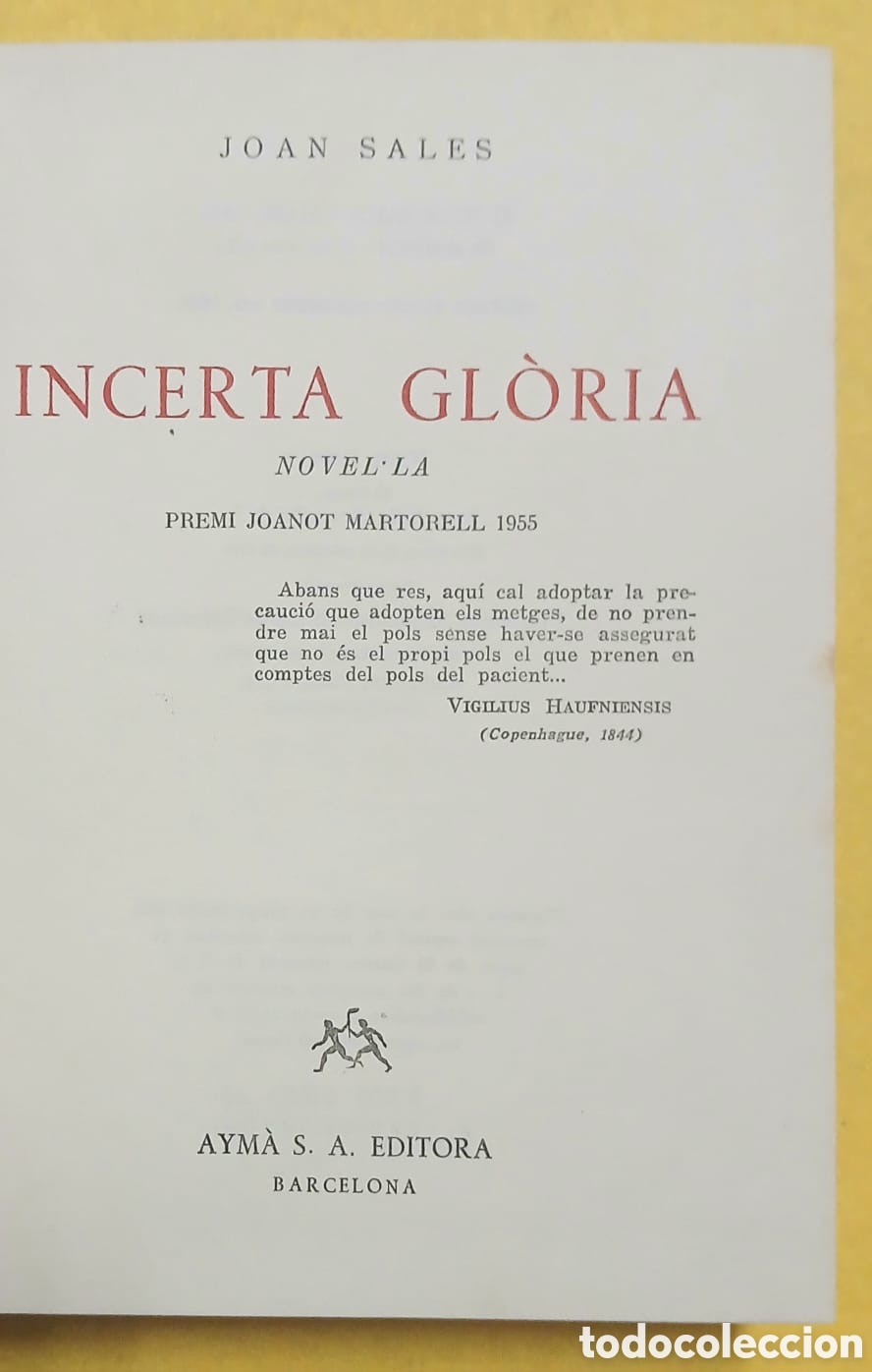 Libros: Incerta Gl&ograve;ria, Joan Sales - Foto 4