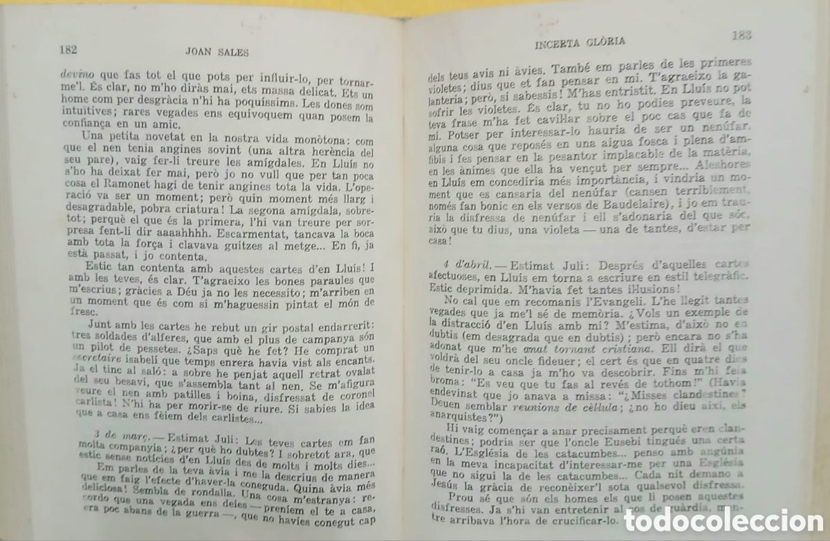 Libros: Incerta Gl&ograve;ria, Joan Sales - Foto 6