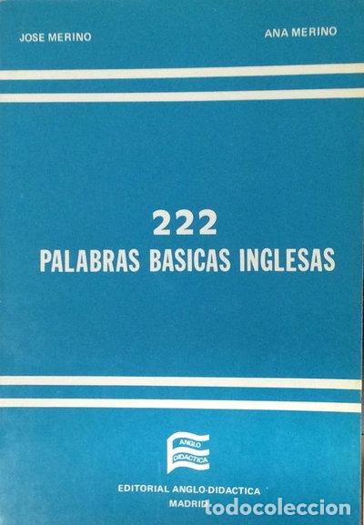 Libros: 222 palabras b&aacute;sicas inglesas- 9788486623203 - Foto 1