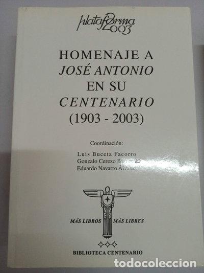 Livros em segunda m&atilde;o: Homenaje a Jos&eacute; Antonio en su centenario- 9788496198135