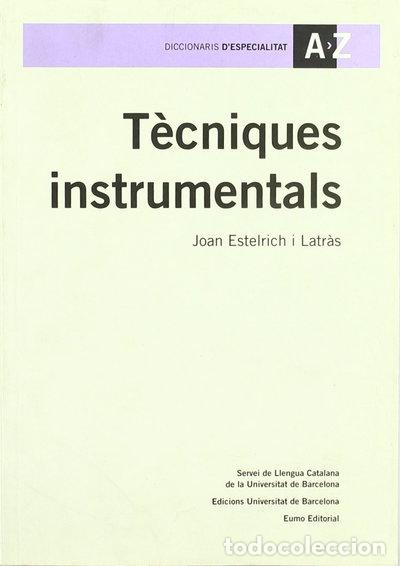 books: T&egrave;cniques instrumentals- 9788483384046