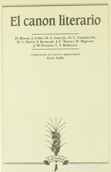 books: El canon literario- 9788476353035