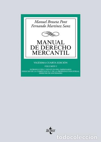 Libros: Manual de derecho mercantil: Vol. I- 9788430972388