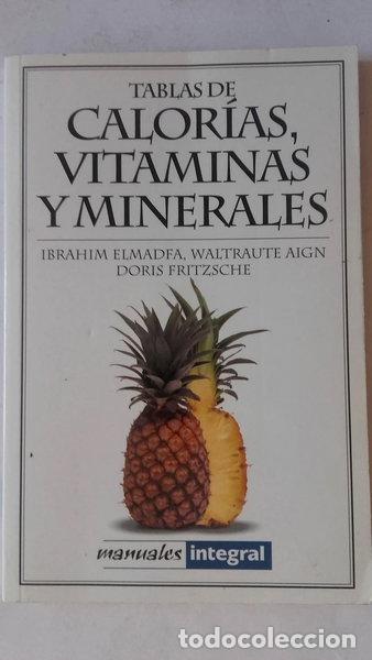 books: Tablas de calor&iacute;as, vitaminas y minerales- 9788479014322