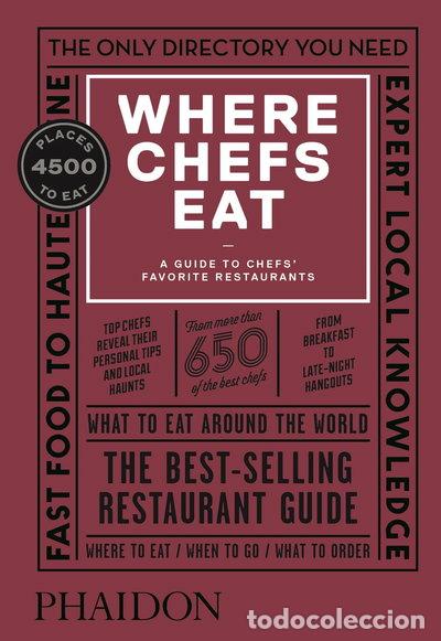 Libros: Where Chefs Eat- 9780714875651
