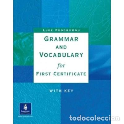 Livros em segunda m&atilde;o: Grammar and Vocabulary for First Certificate- 9780582400184