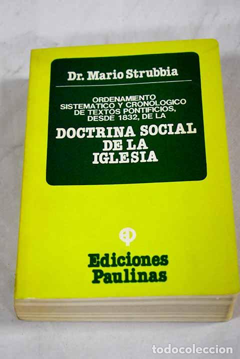 Libros: Doctrina Social de la Iglesia.- Strubbia, Mario