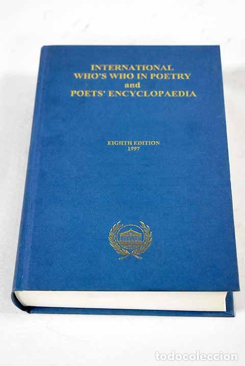 Libros: International Who s who im Poetry and Poet s Encyclopaedia