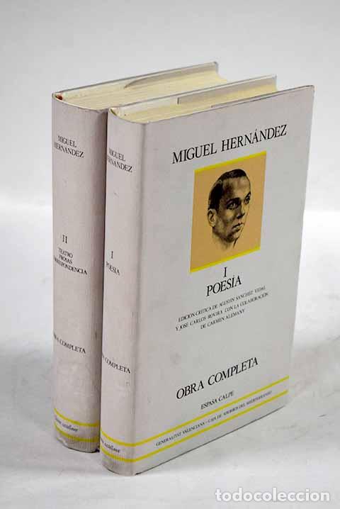 Libros: Obra completa: Hern&aacute;ndez, Miguel.- Hern&aacute;ndez, Miguel - Foto 1