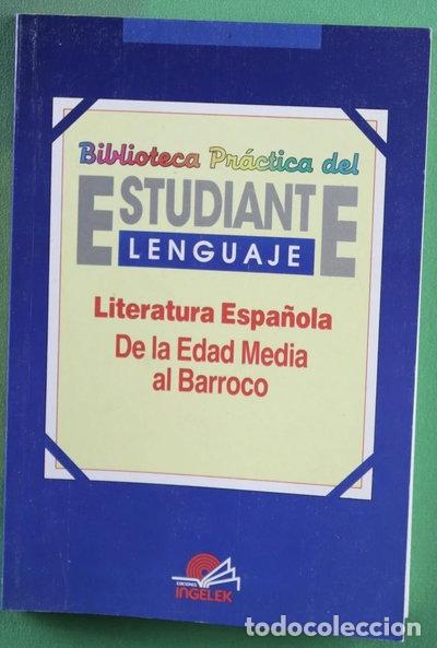 Libros: Literatura espa&ntilde;ola. De la Edad Media al Barroco- 9788477080343