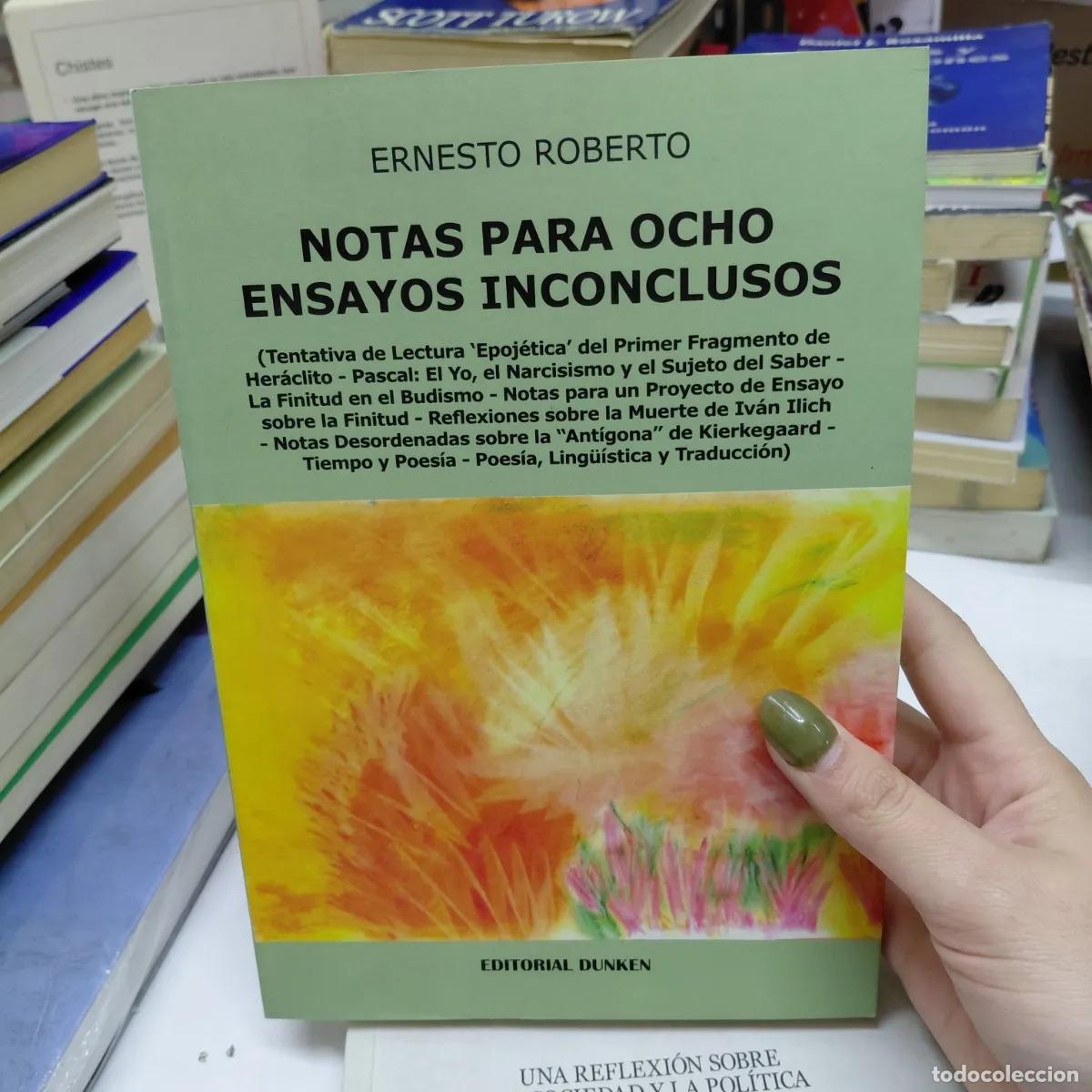 Libros: Notas para ocho ensayos inconclusos - Roberto