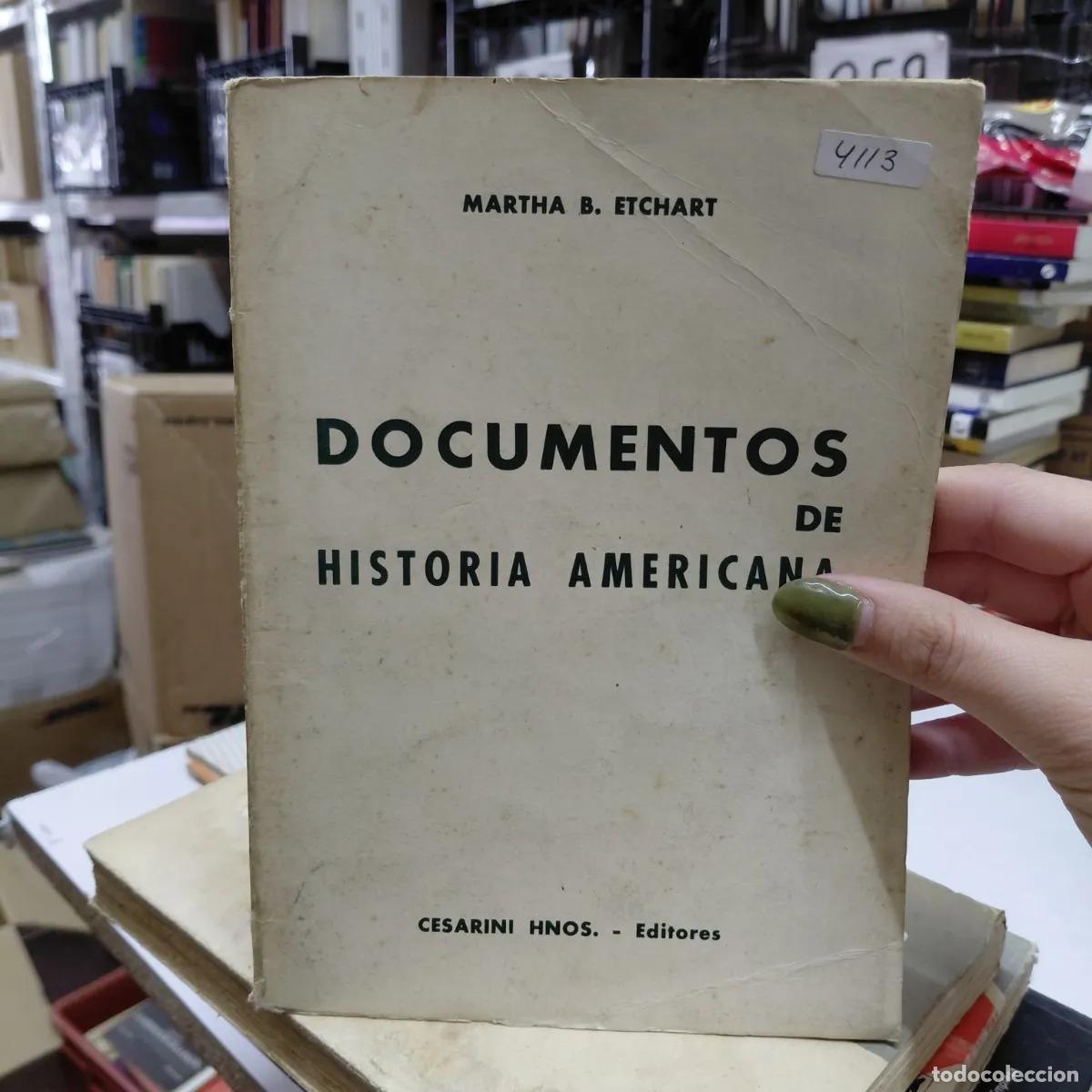 Libros: Documentos de historia americana (det.) - Etchart