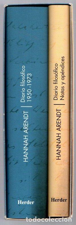 Libros: Diario filos&oacute;fico 1950-1973. Notas y ap&eacute;ndices. 2 tomos - Arendt, Hannah